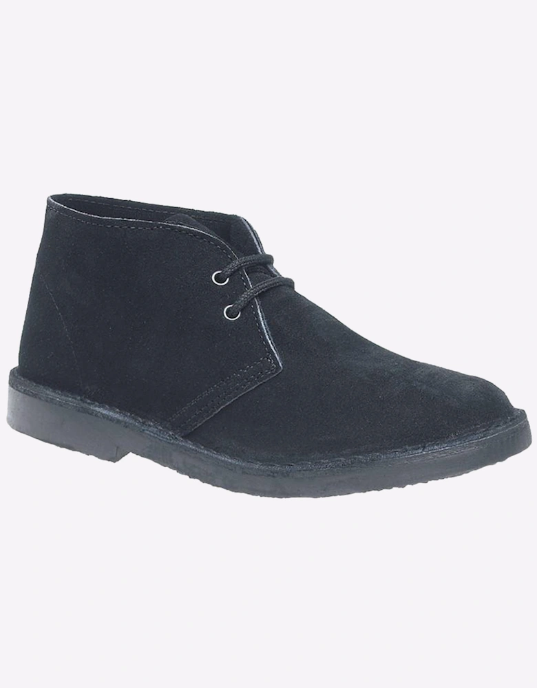 Roamers Monticello Leather Mens Boots Black