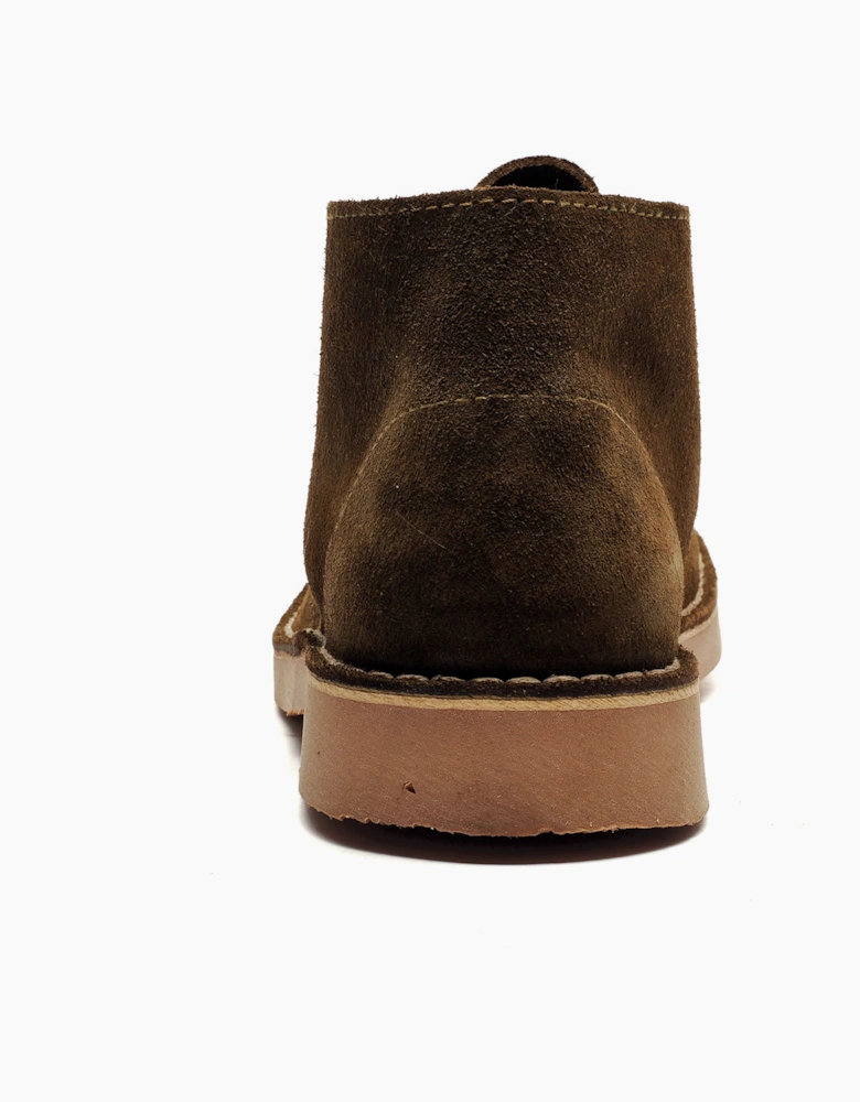 Roamers Monticello Leather Mens Boots Khaki