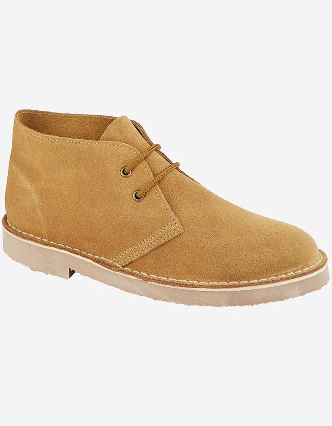 Roamers Clifton Leather Mens Boots Sand