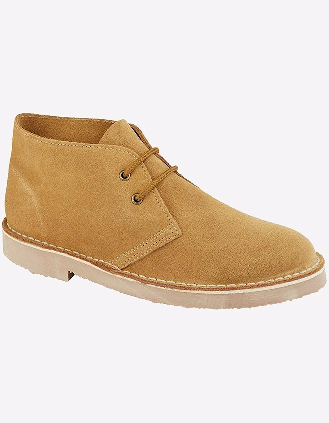 Roamers Clifton Leather Mens Boots Sand