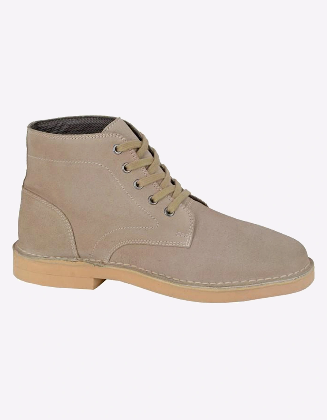 Roamers Chester Ankle Boot Mens Dark Taupe