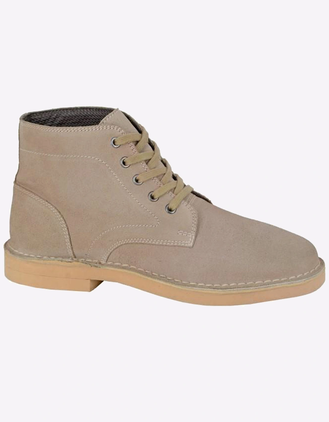 Roamers Chester Ankle Boot Mens Dark Taupe