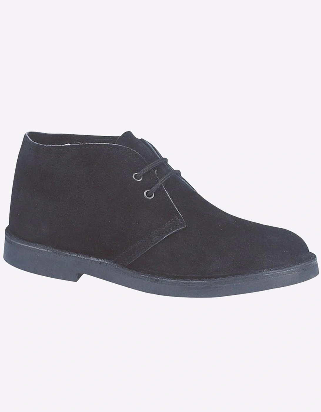Roamers Clifton Leather Mens Boots Black