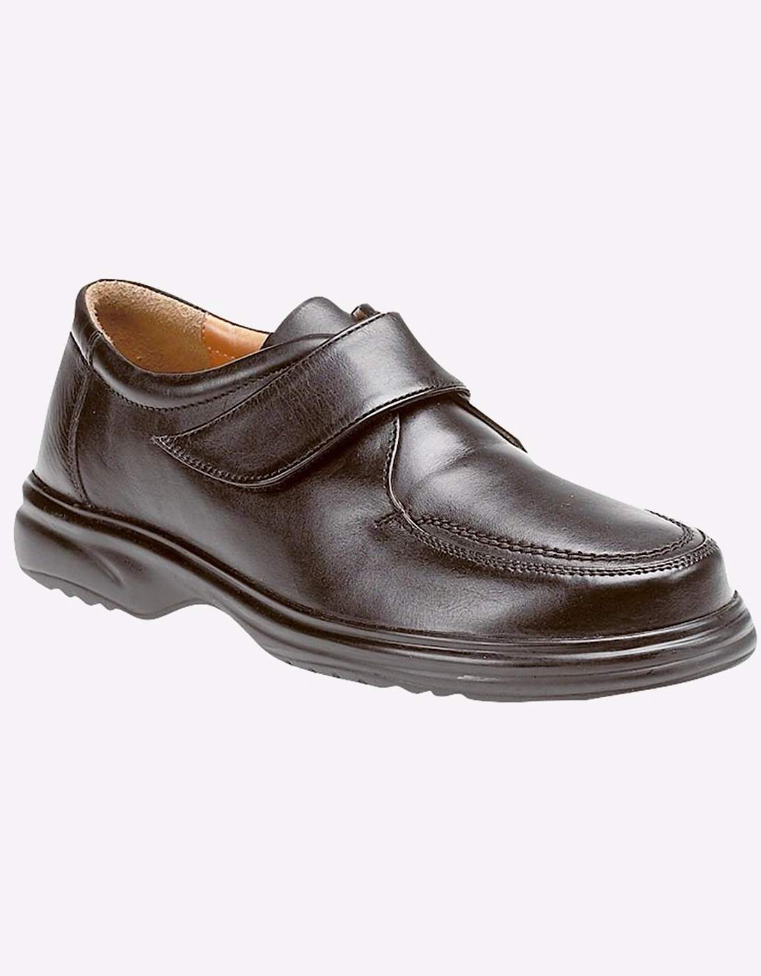Roamers Exeter Leather Shoe Mens Black