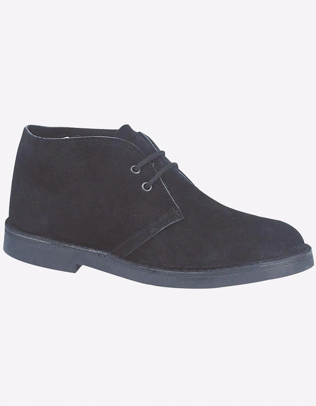 Roamers Clifton Leather Mens Boots Black