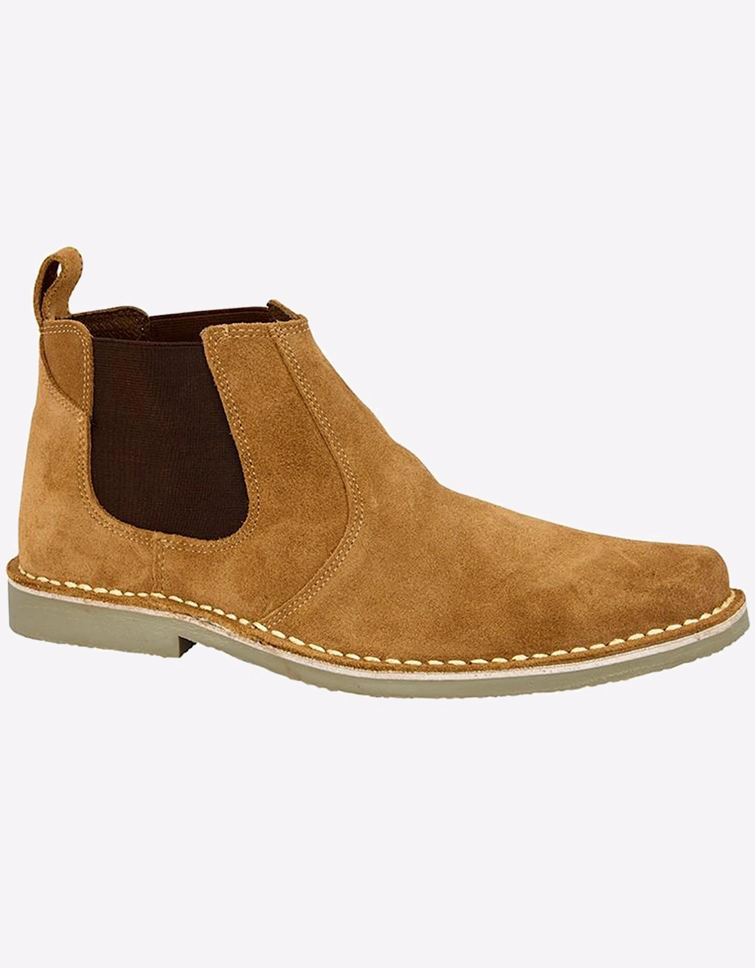 Roamers Hollis Ankle Boots Mens Taupe
