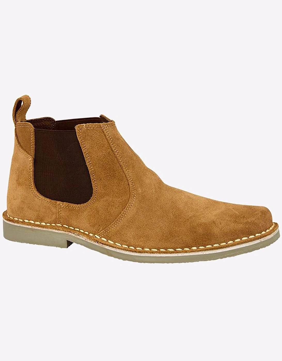Roamers Hollis Ankle Boots Mens Taupe