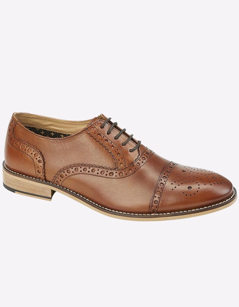 Roamers Jefferson Brogues Mens Tan