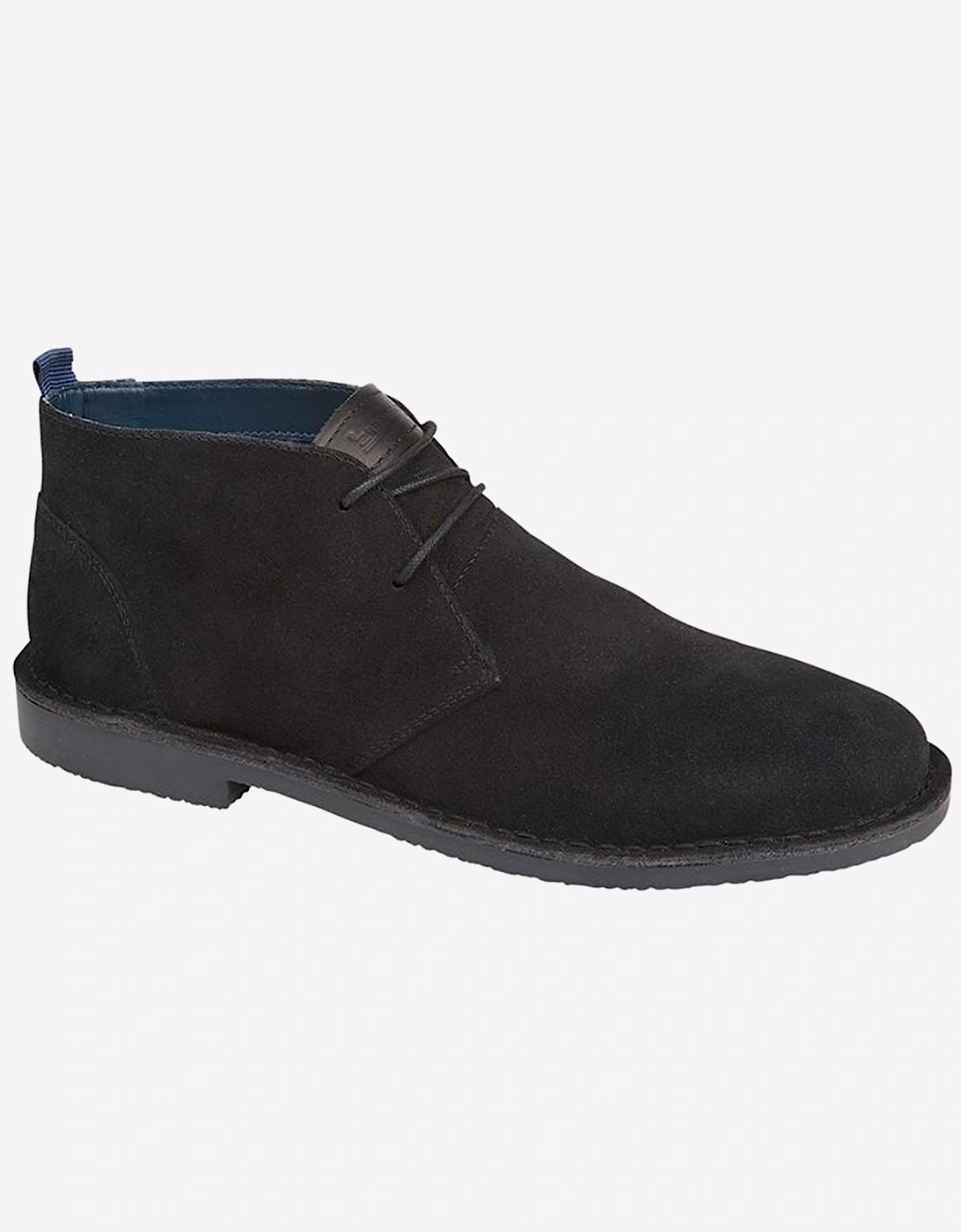 Roamers Originals Montville 2 Desert Boots Mens Black