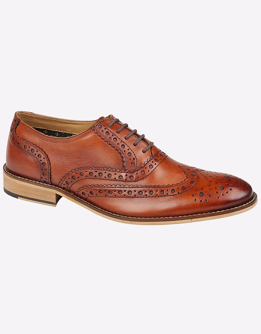 Roamers Monhegan Brogues Mens Tan