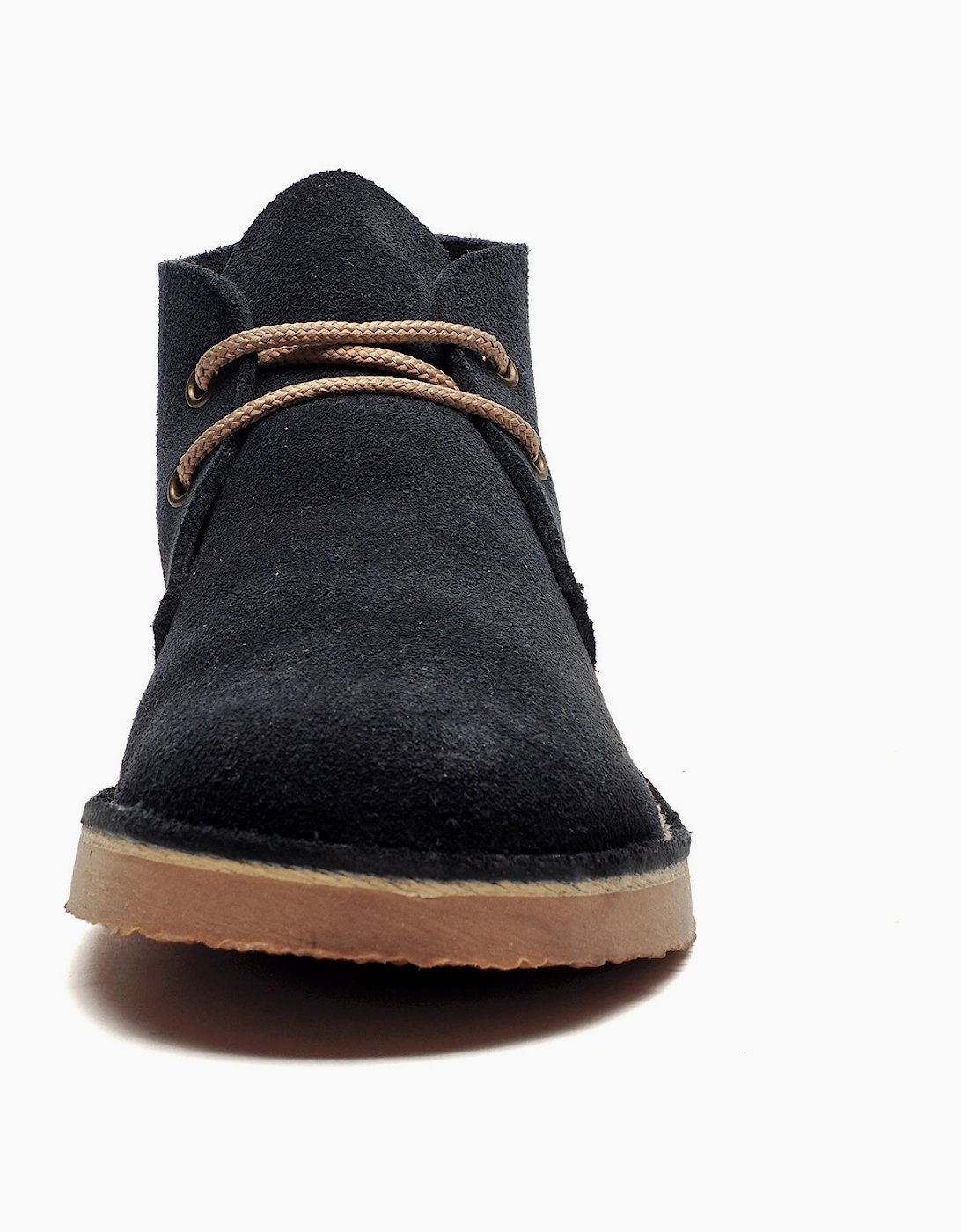 Roamers Monticello Leather Junior Navy Blue