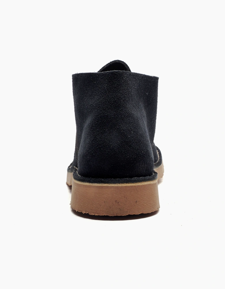Roamers Monticello Leather Junior Navy Blue