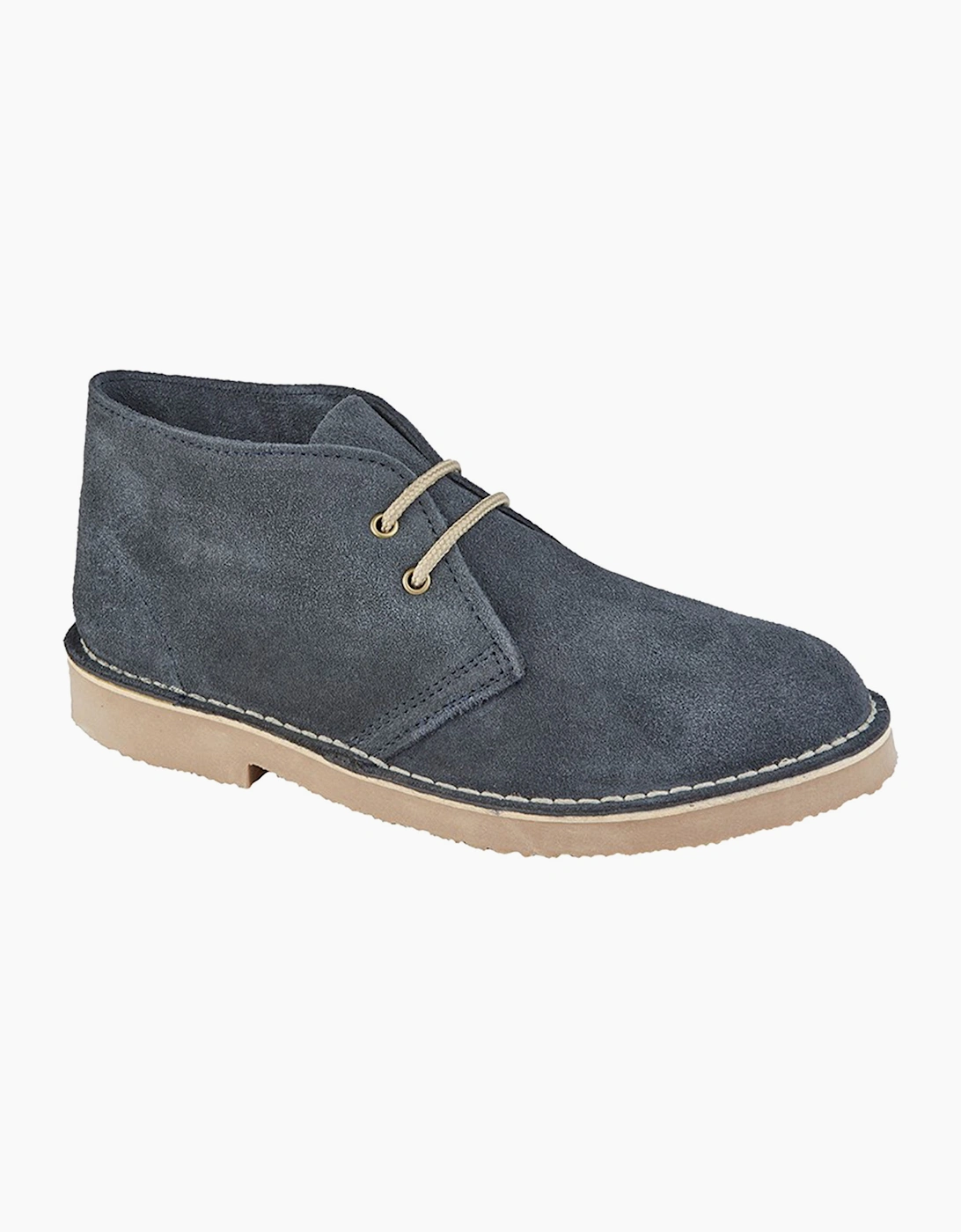 Roamers Clifton Leather Junior Navy Blue