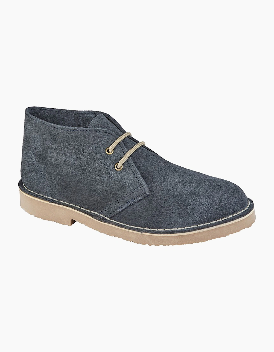 Roamers Clifton Leather Junior Navy Blue