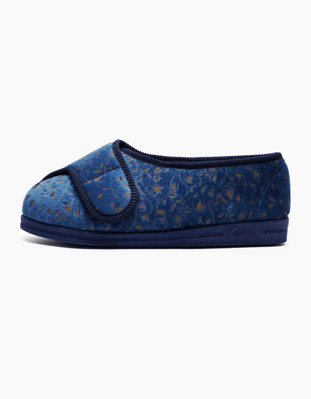 Comfylux Helen Womens Slippers Blueberry Floral