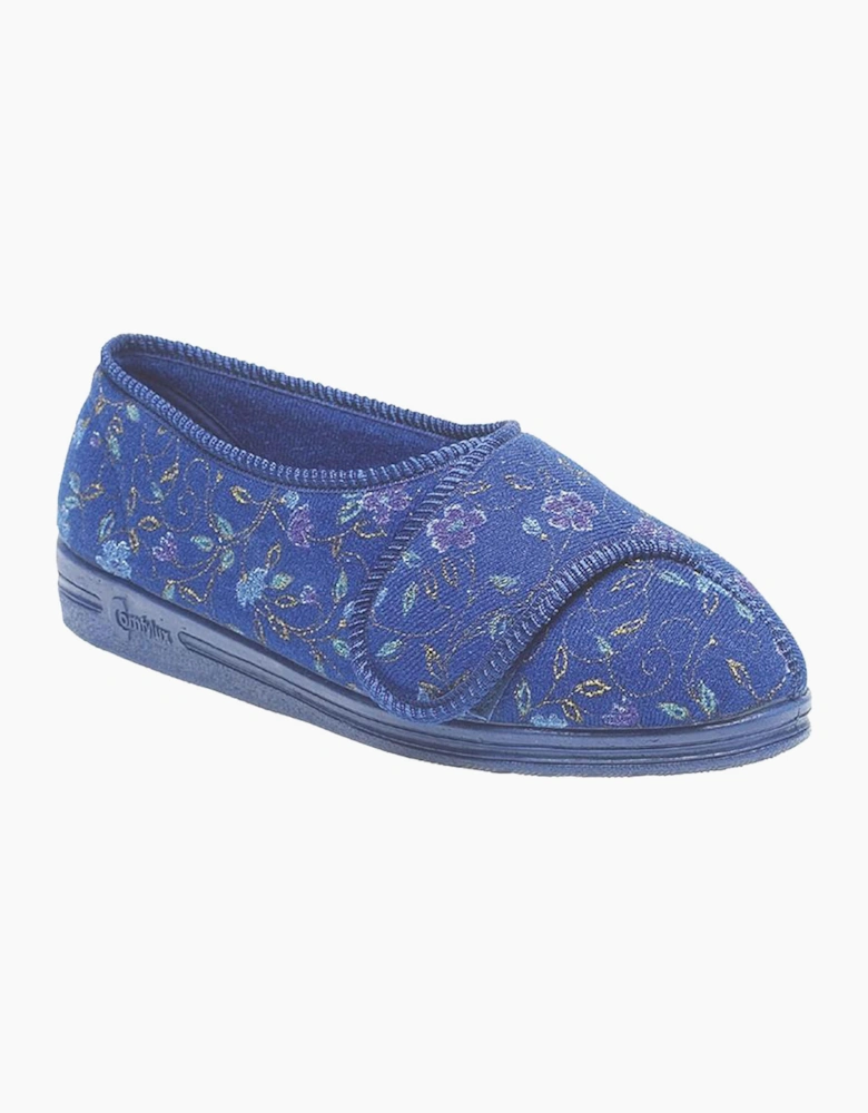 Comfylux Davina Womens Navy Blue Floral