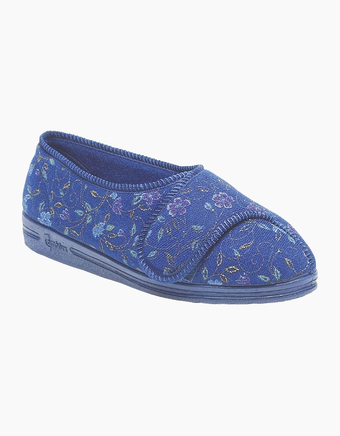 Comfylux Davina Womens Navy Blue Floral