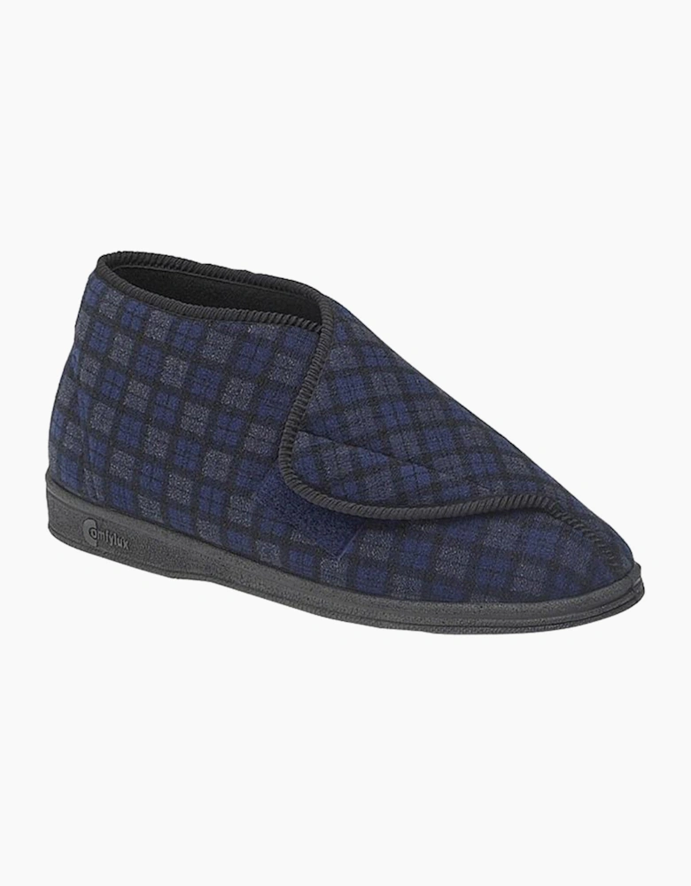 Comfylux James Mens Navy Blue Check