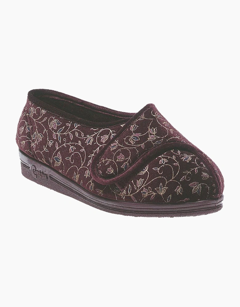 Comfylux Helen Womens Wine Floral