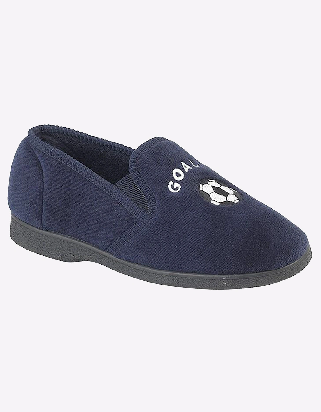 Zedzzz Midfield Football Slippers Junior Navy Blue