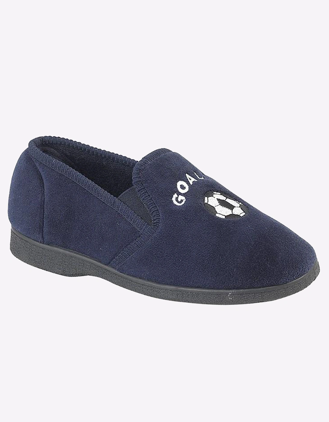 Zedzzz Midfield Football Slippers Junior Navy Blue