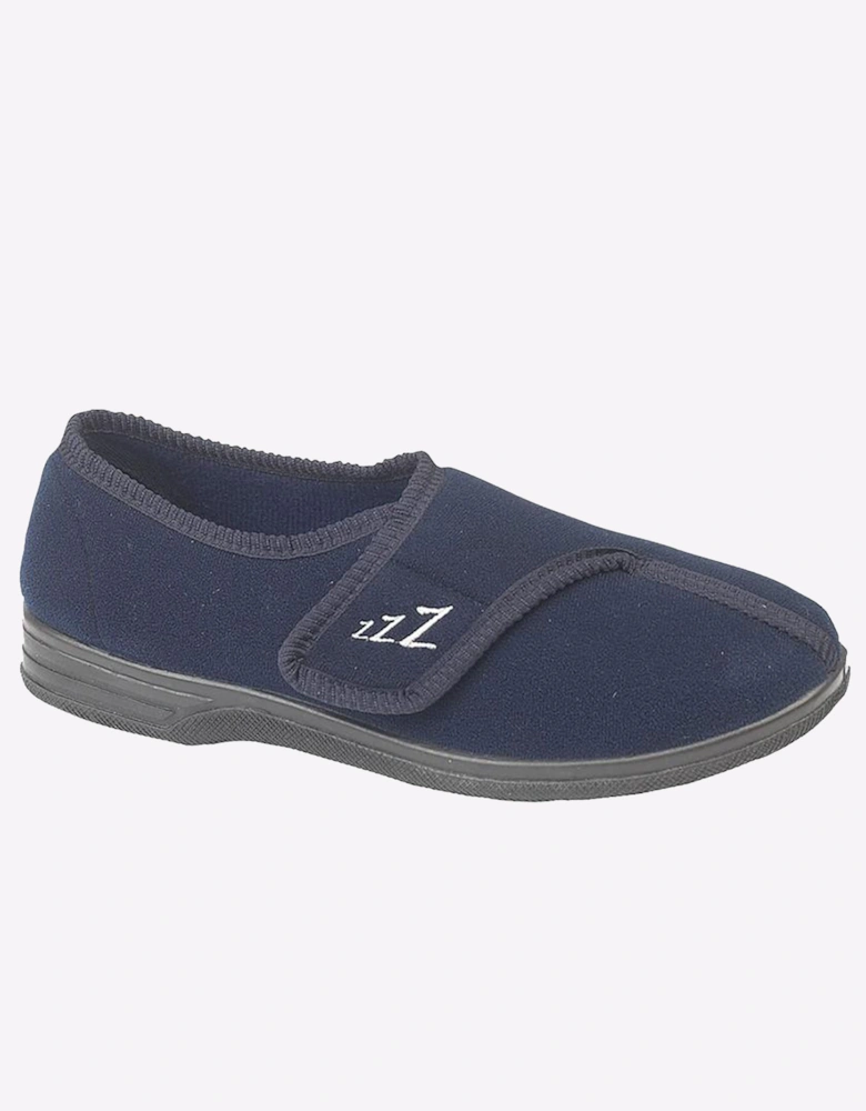 Zedzzz Connor Slippers Mens Navy Blue