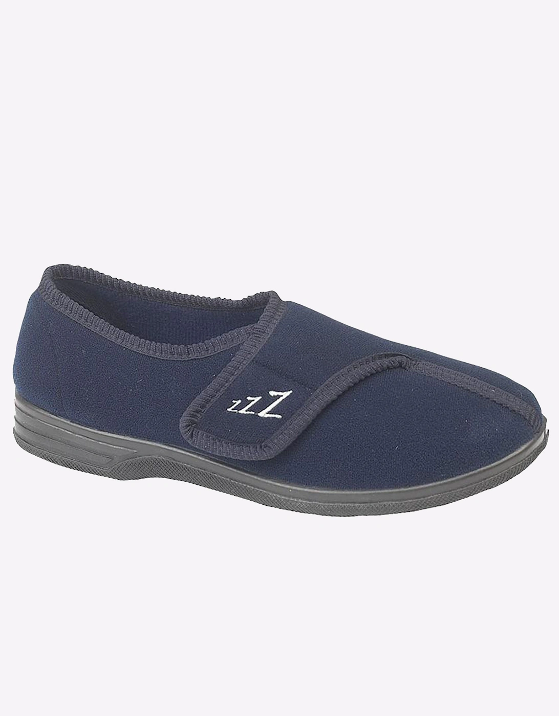 Zedzzz Connor Slippers Mens Navy Blue