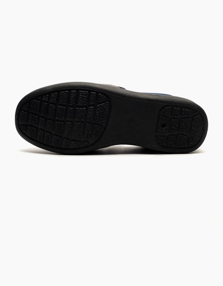 Zedzzz Charles Slippers Mens Navy Blue