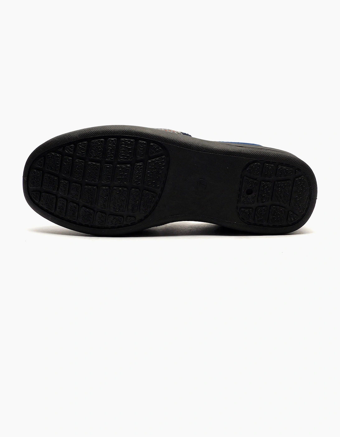 Zedzzz Charles Slippers Mens Navy Blue