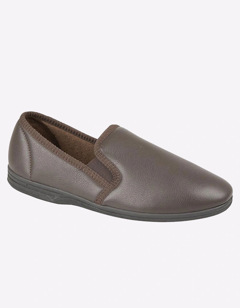 Zedzzz Ivor Slippers Mens Brown
