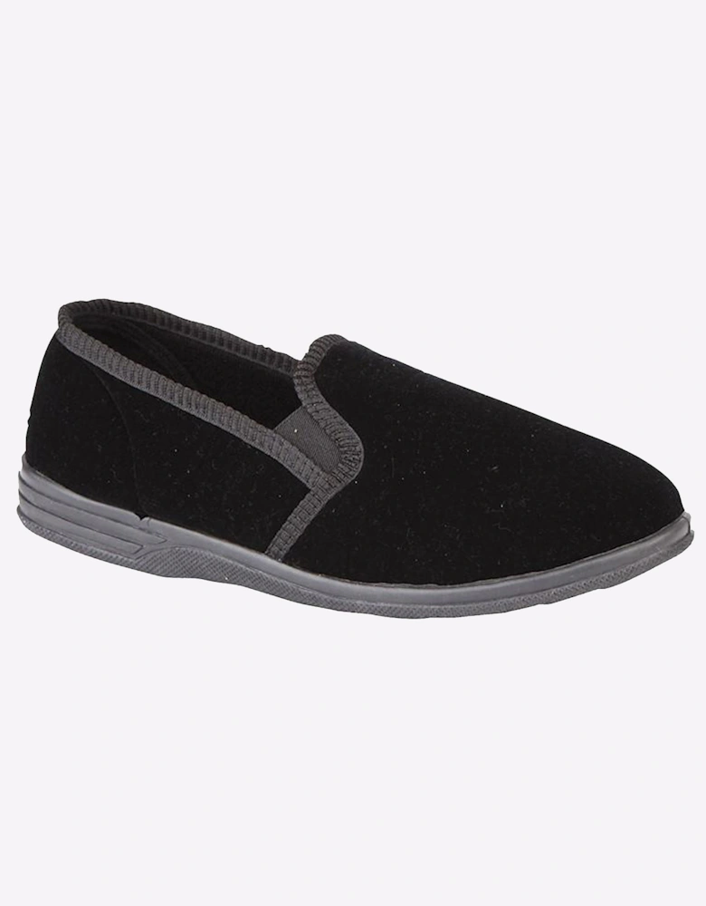 Zedzzz Ross Slippers Mens Black