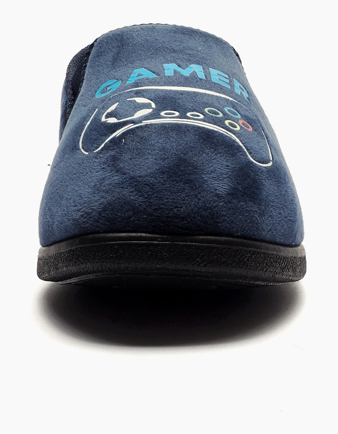 Zedzzz Gamers Slippers Junior Navy Blue