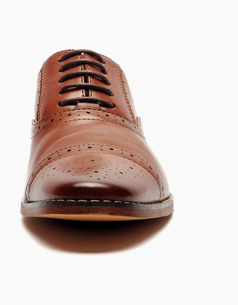 Goor Osset Oxford Brogues Junior Mid Brown