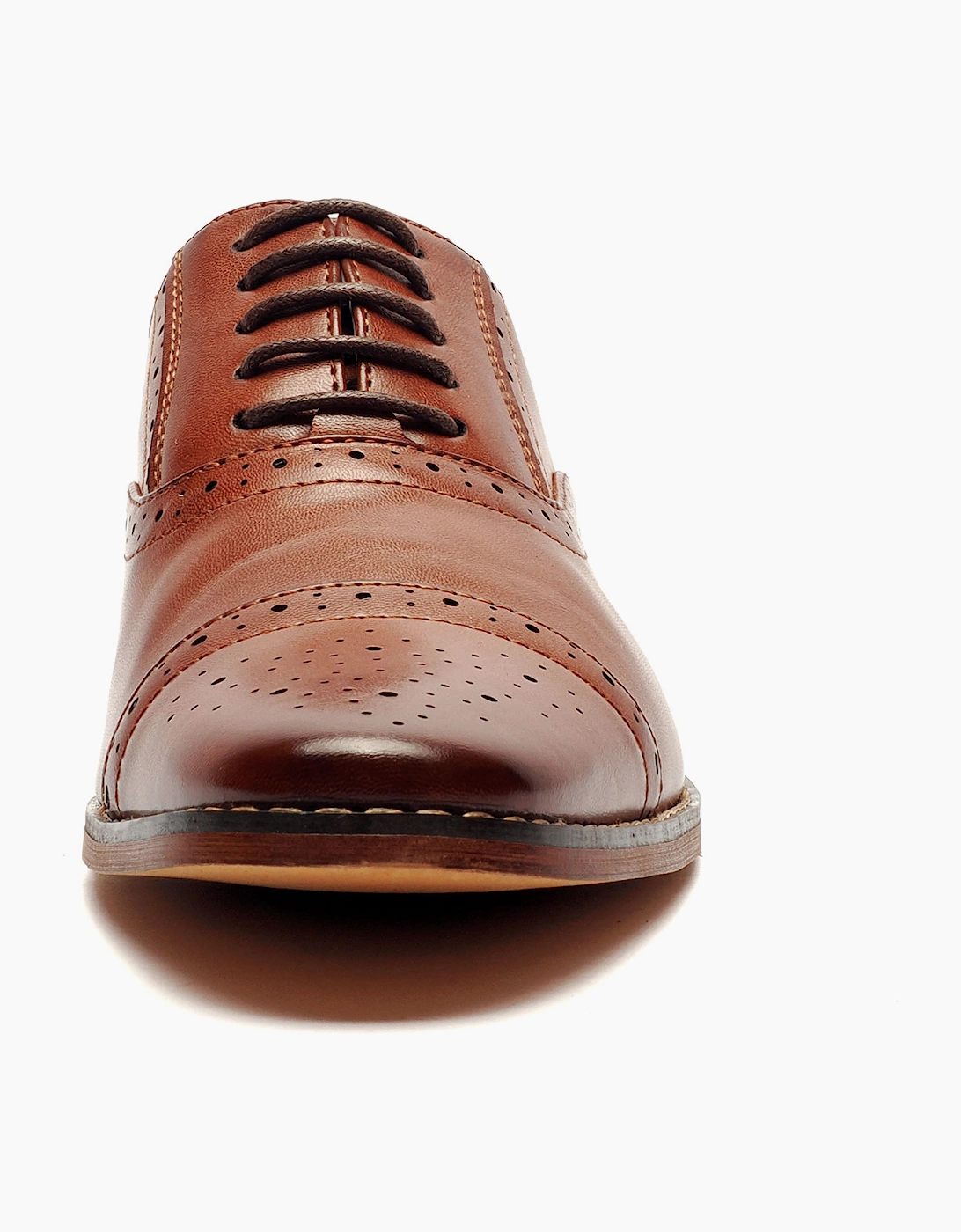 Goor Osset Oxford Brogues Junior Mid Brown