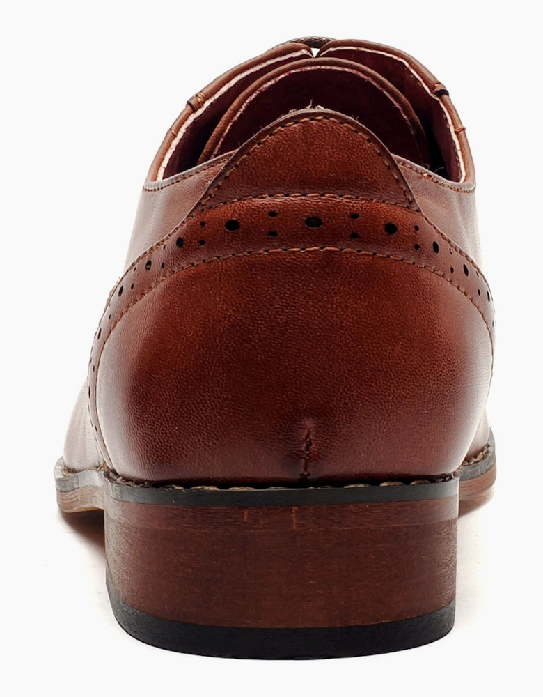 Goor Osset Oxford Brogues Junior Mid Brown