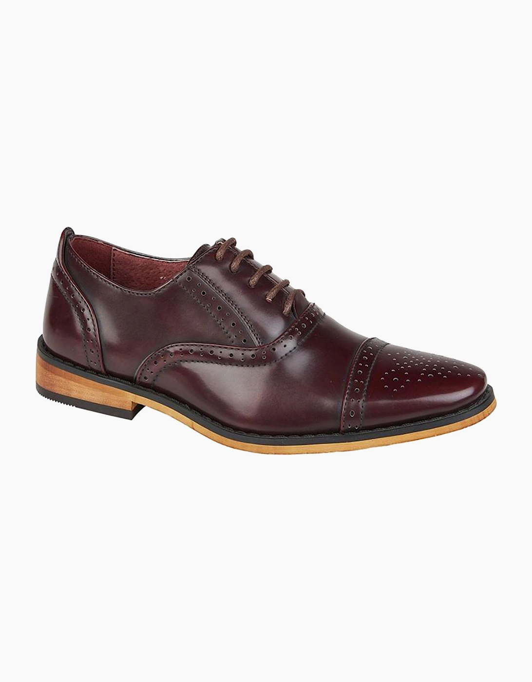 Goor Osset Oxford Brogues Junior Oxblood
