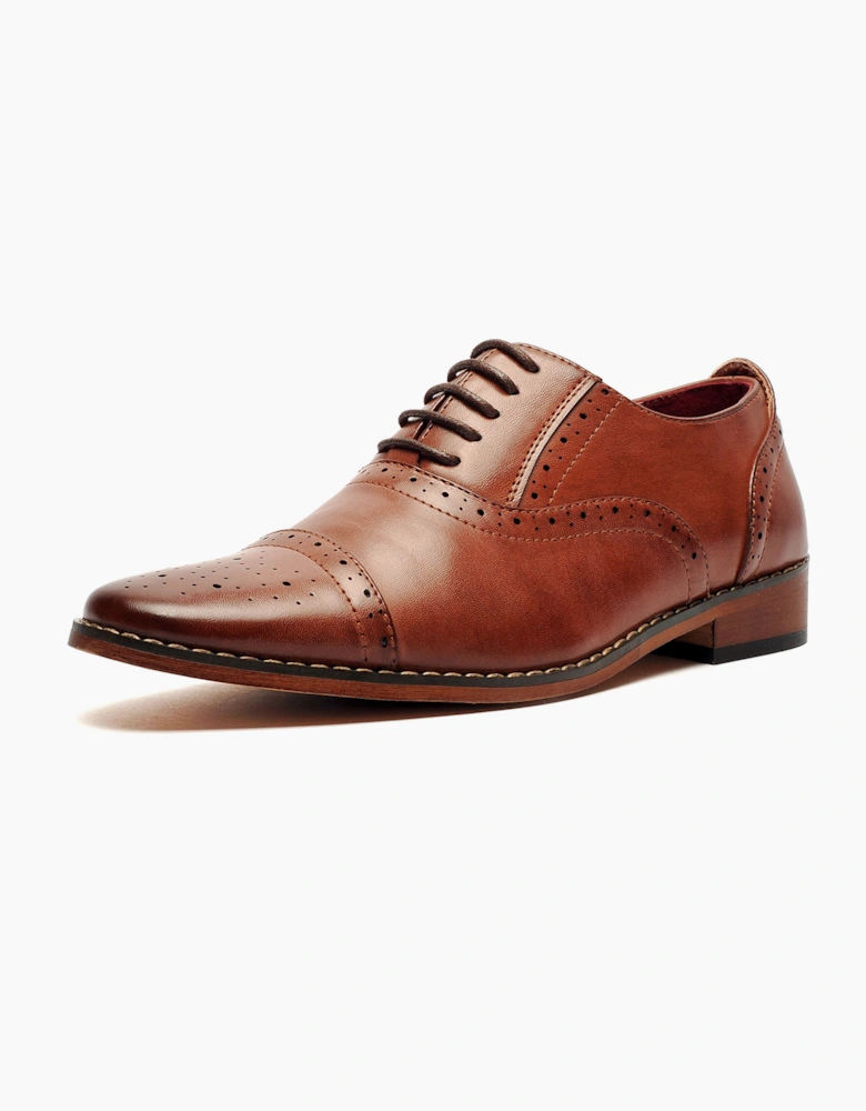 Goor Osset Oxford Brogues Junior Mid Brown