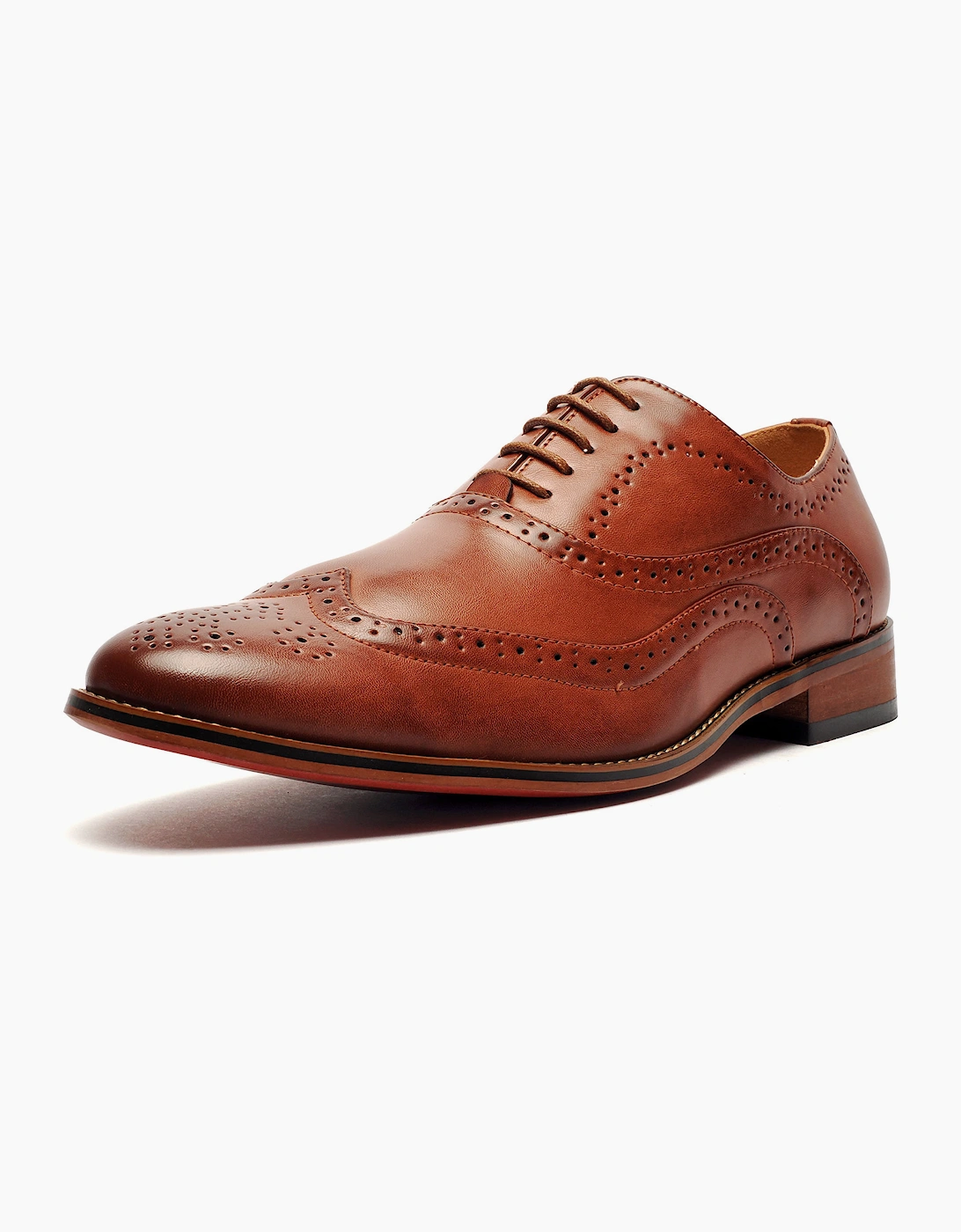 Goor Covina Brogue Shoes Junior Brown