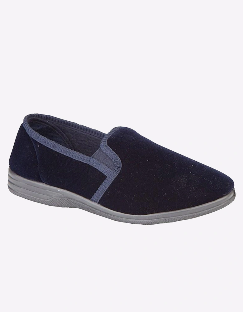 Zedzzz Ross Slippers Mens Navy Blue