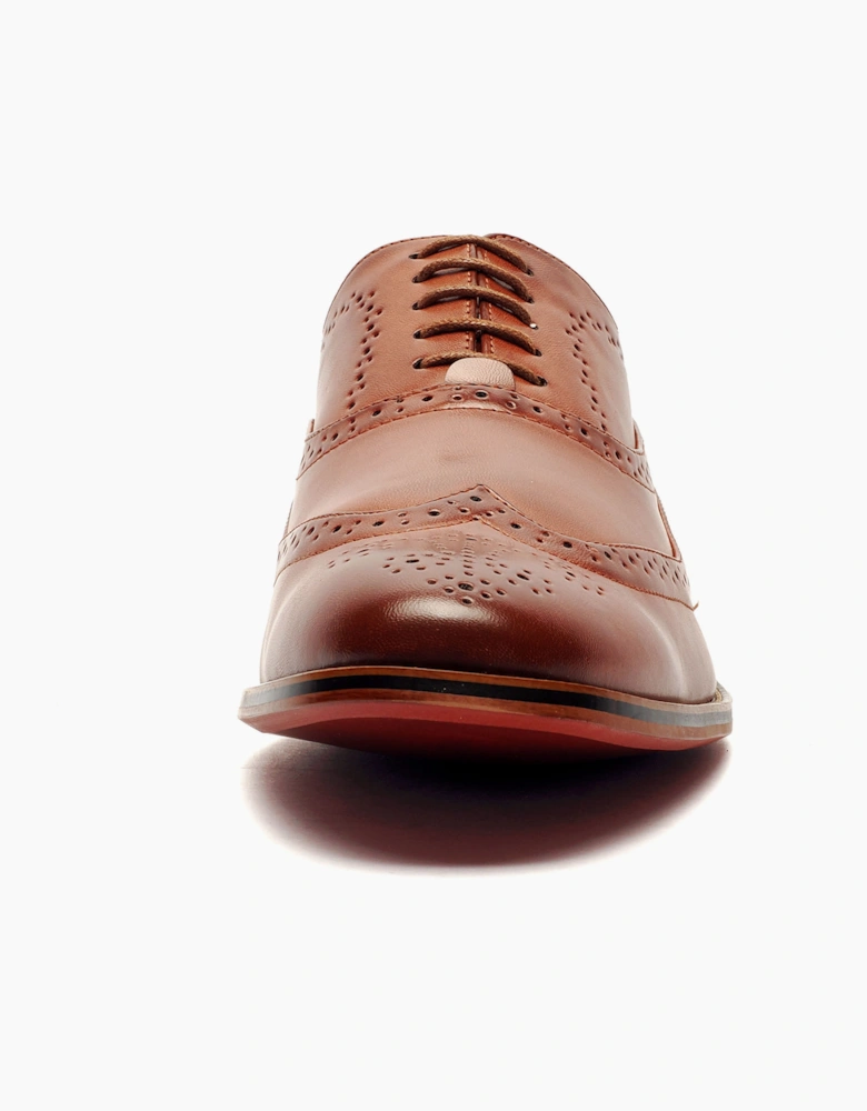 Goor Covina Brogue Shoes Junior Brown