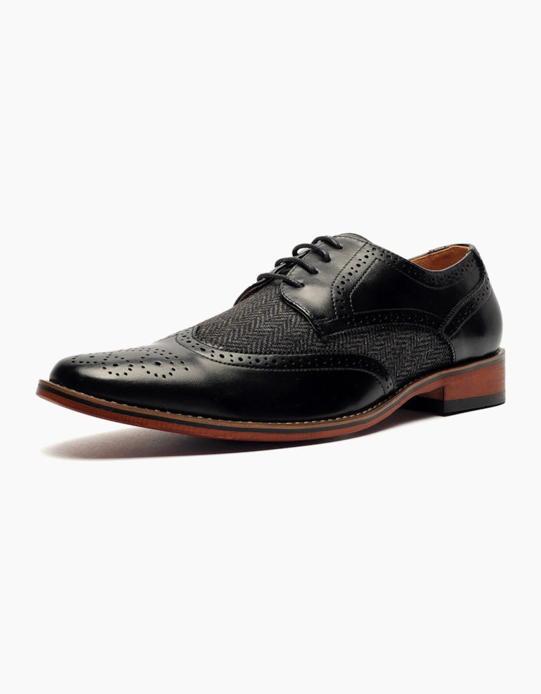 Goor Eclipse Brogues Mens Black