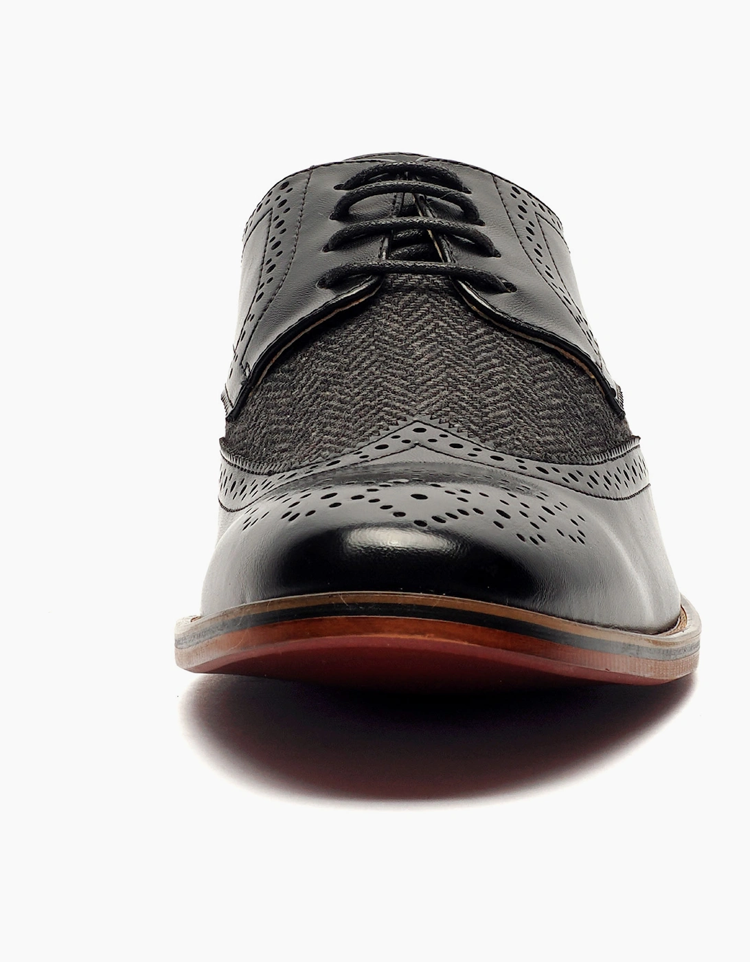 Goor Eclipse Brogues Mens Black