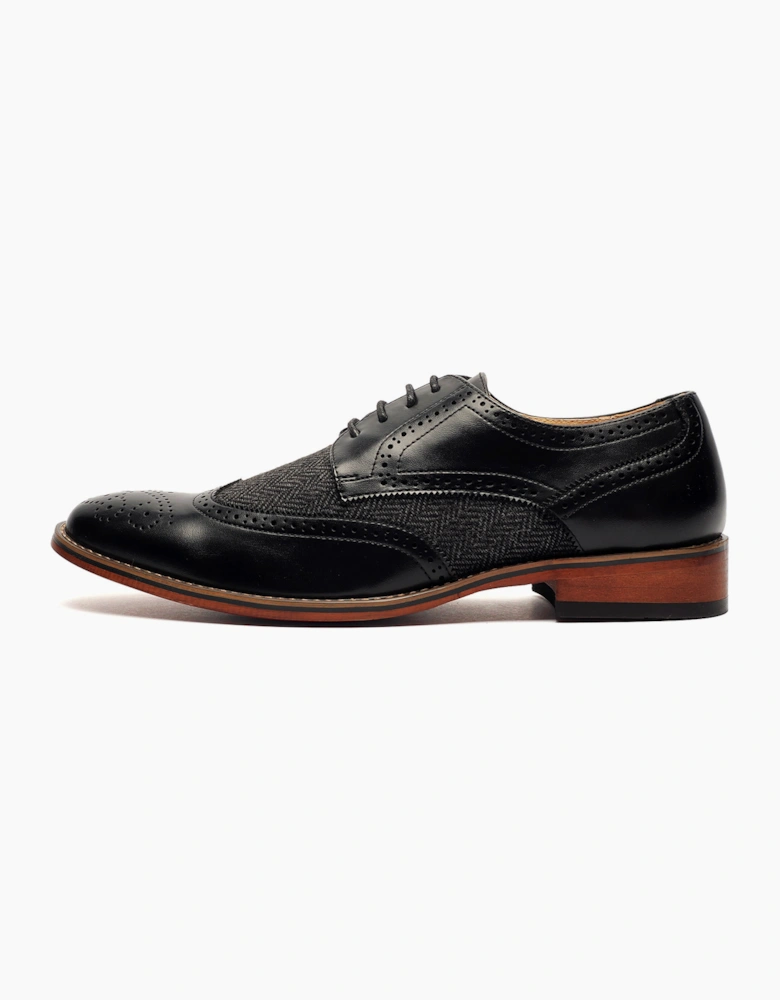 Goor Eclipse Brogues Mens Black