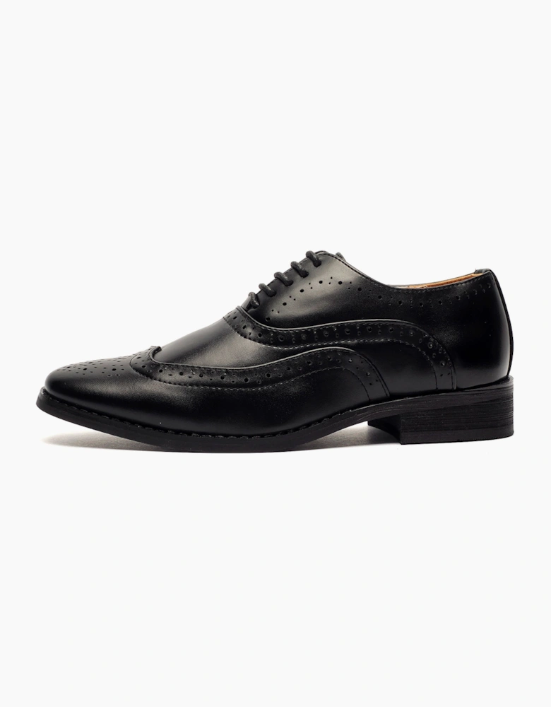 Goor Doxford 5 Eye Brogue Oxford Junior Boys Black