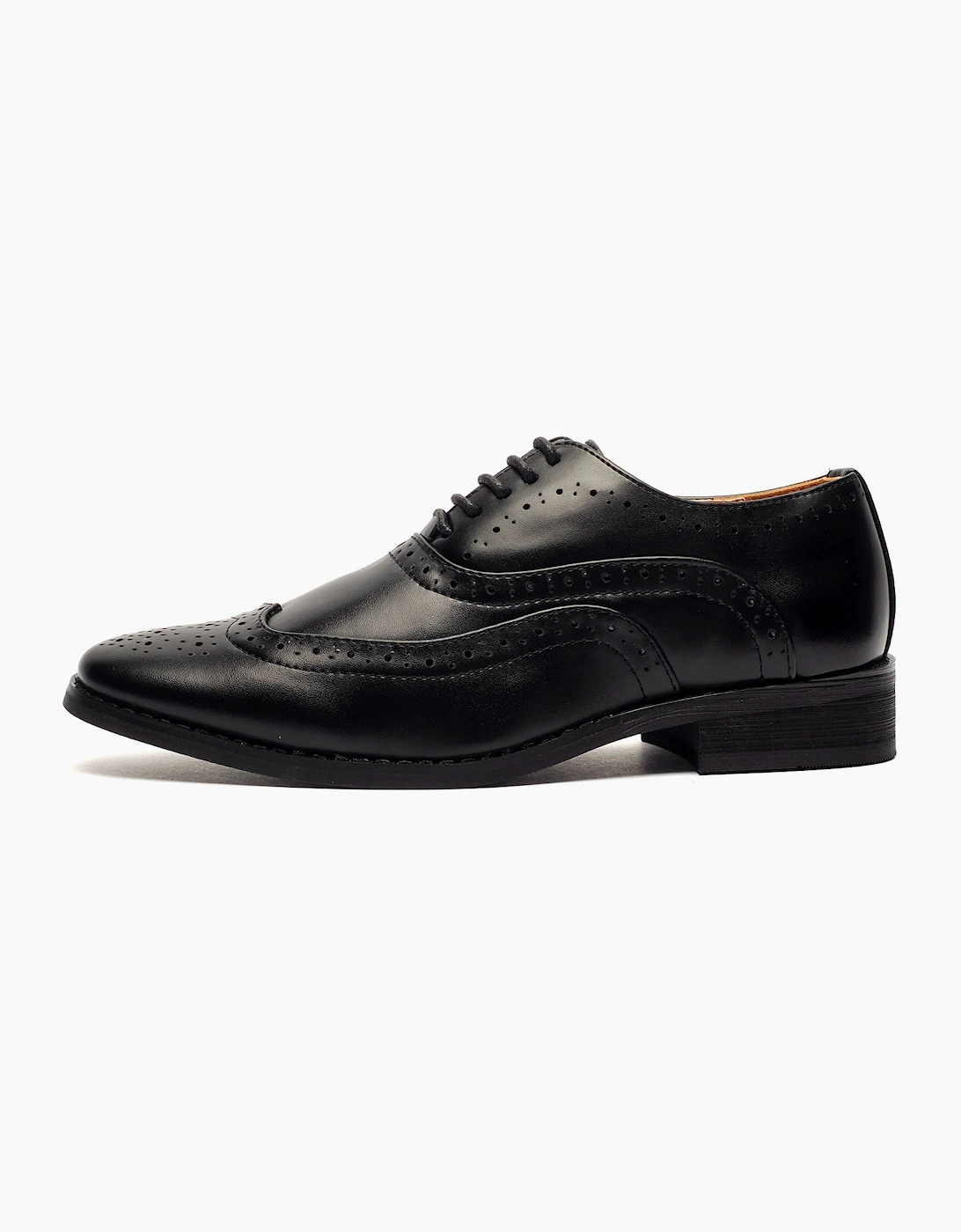 Goor Doxford 5 Eye Brogue Oxford Junior Boys Black