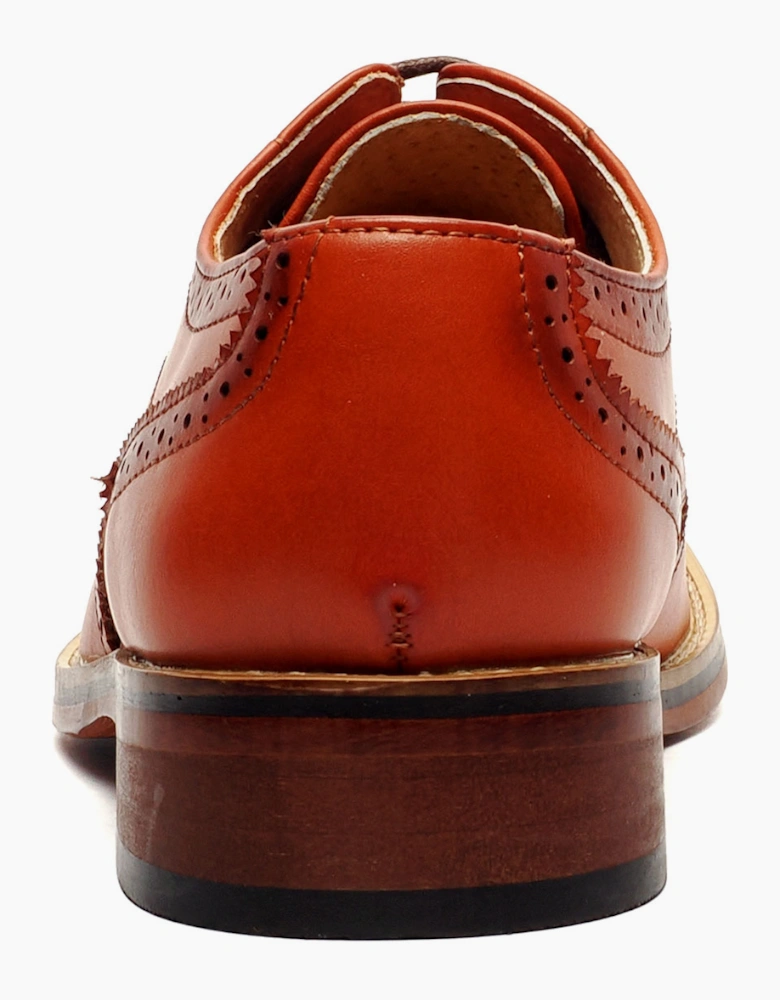 Goor Rossington 4 Eye Brogue Gibson Junior Boys Tan
