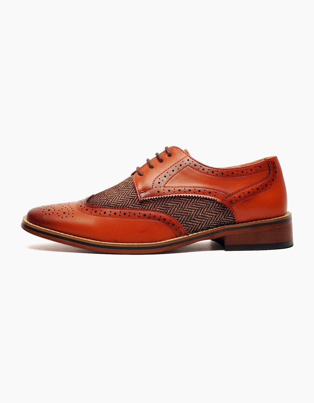 Goor Eclipse Brogues Mens Tan