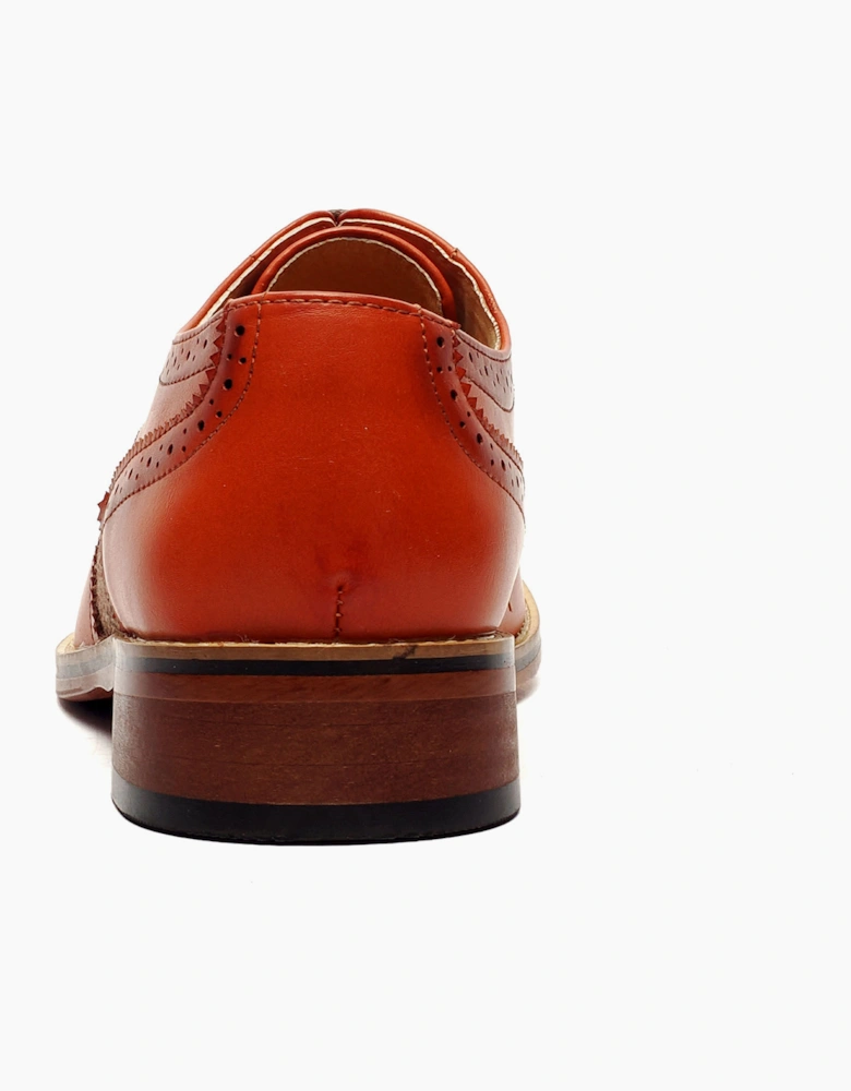 Goor Eclipse Brogues Mens Tan