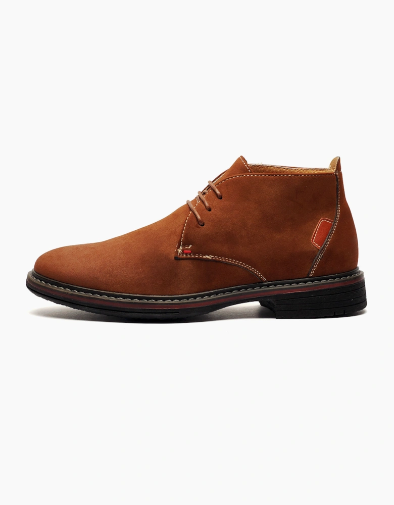 Goor Belize Desert Boots Mens Tan
