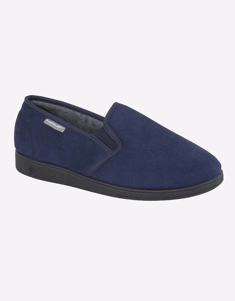 Dunlop Jethro Mens Slippers Navy Blue